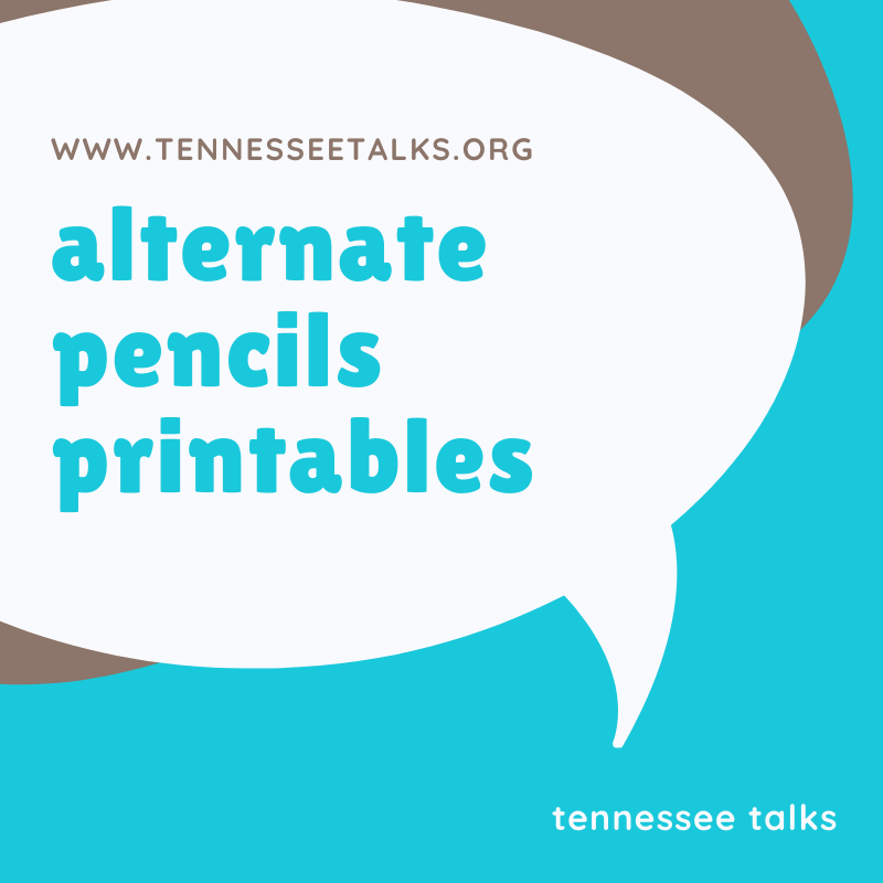Alternate Pencils Printables